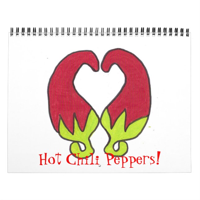 Hot Chili Paprikaschoten! Kalender (Titelbild)