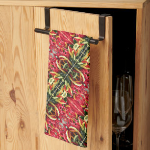 Hot Chili Paprikaschoten - Moderne Design Küchent Geschirrtuch