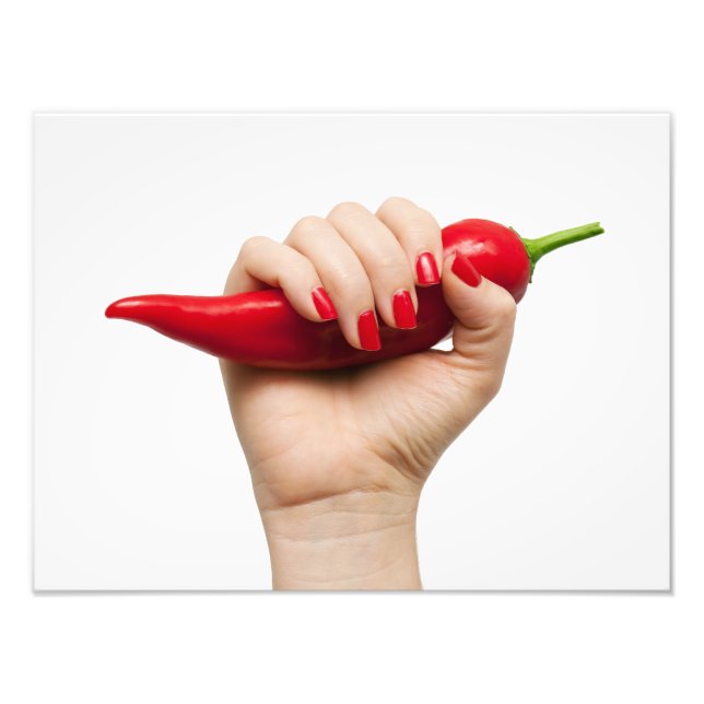 Hot-Chili-Revolution Fotodruck (Vorne)