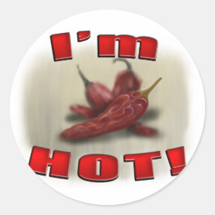 Hot Chili Runder Aufkleber