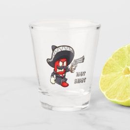 Hot Chili Shot (Bearbeiten) Schnapsglas