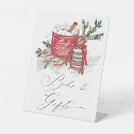 Hot Chocolate and Cookies Winter Baby Shower Sockelschild