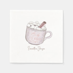 Hot Chocolate Baby Es ist kalt Außendusche Serviette