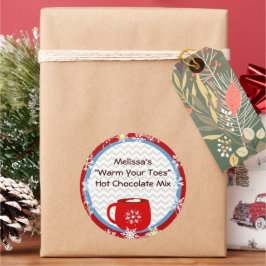 Hot Chocolate-Geschenk Runder Aufkleber