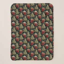 Hot Chocolate Mugs And Christmas Tree Cookies Sherpadecke