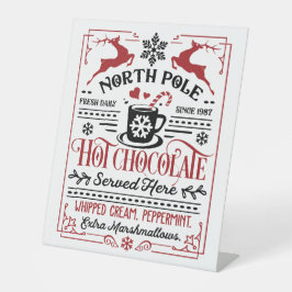 Hot-Chocolate-Party Sockelschild