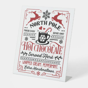 Hot-Chocolate-Party Sockelschild