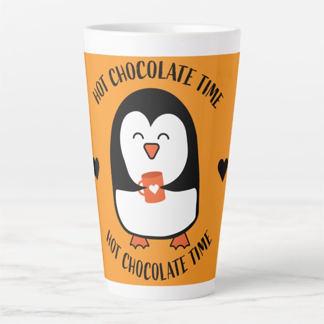 Hot Chocolate Pinguin Drinker Milchtasse (Vorderseite)