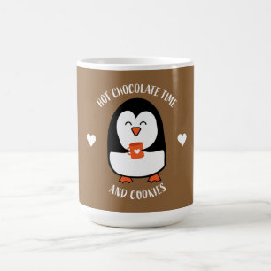 Hot Chocolate Pinguin Drinker Verwandlungstasse