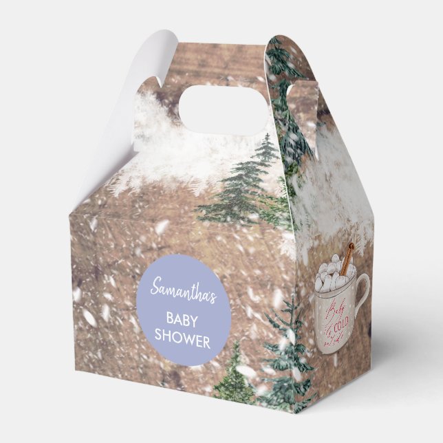 Hot-Chocolate-Schnee-Baby Es ist Cold Boy Baby Geschenkschachtel (Vorderseite)