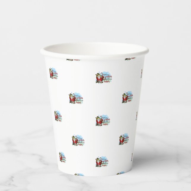 Hot Chocolate Weihnachts-Party Cups Pappbecher (Vorderseite)