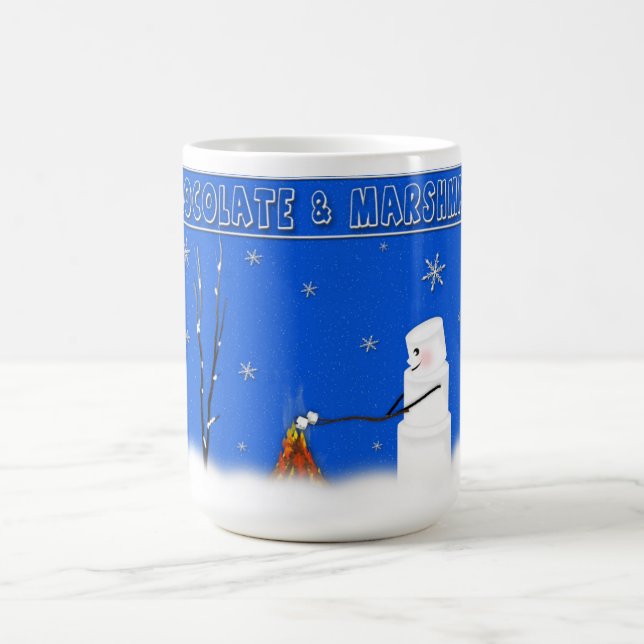 HOT CHSCHOCOLATE & MARSHMALLOW MAN TASSE - 15 oz. (Mittel)