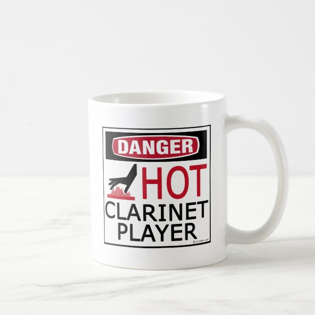 Hot Clarinet Player Kaffeetasse (Rechts)