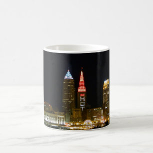 Hot Cleveland Skyline Kaffeetasse