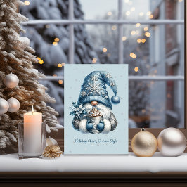 Hot Coco Gnome Feiertagskarte