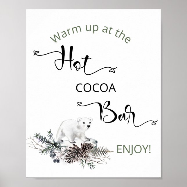 Hot Cocoa Bar Poster (Vorne)