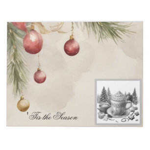 Hot Cocoa Christmas Notepad - Gemütliche Notizen f Notizblock