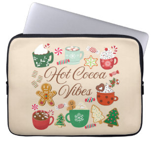 Hot Cocoa Christmas Vibes Laptopschutzhülle