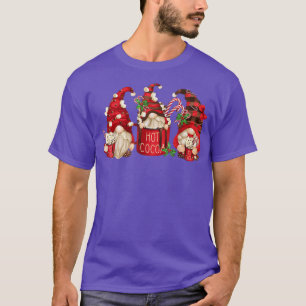 Hot Cocoa Gnomes Drink Hot Chocolate Christm Chris T-Shirt