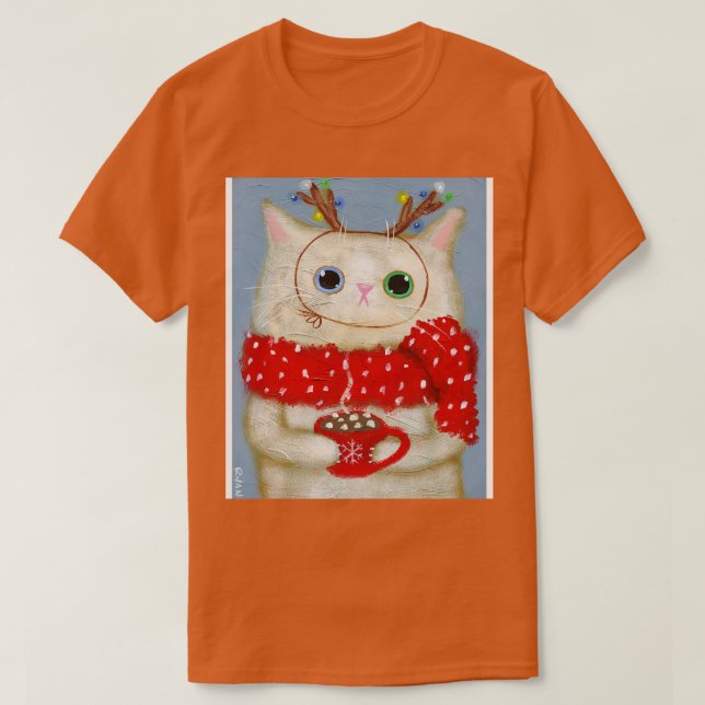 Hot Cocoa Kitty T-Shirt (Design vorne)