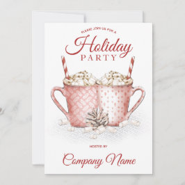 Hot Cocoa Mugst Feiertage Einladung