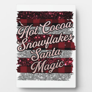 Hot Cocoa Plaque Fotoplatte