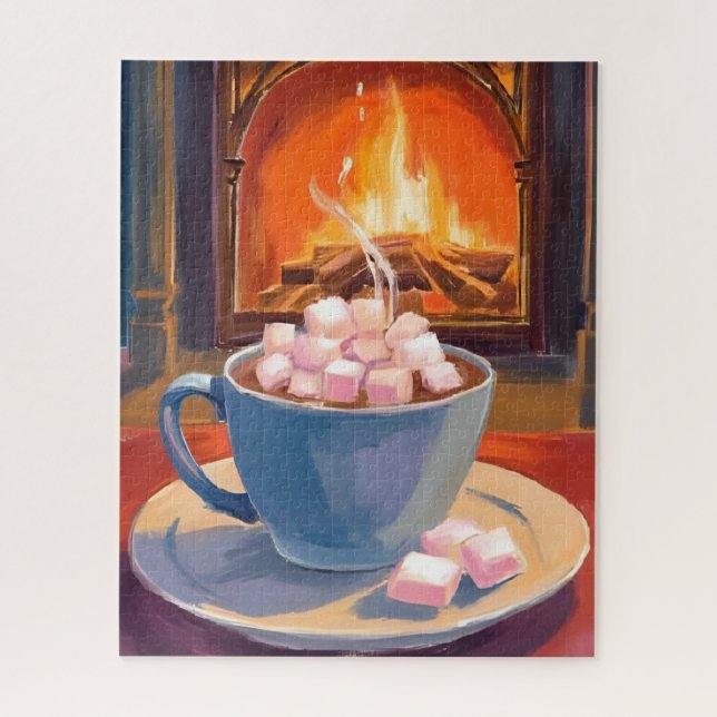 Hot Cocoa Winter Fireplace (Vertikal)