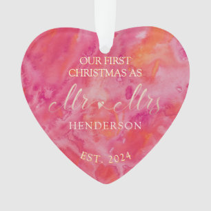 Hot Color First Christmas M. et Mme.