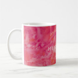 Hot Color First Christmas Mr. und Mrs. Kaffeetasse