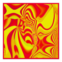 Hot Colorful Patterns Artwork Poster