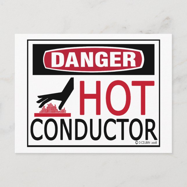Hot Conductor Postkarte (Vorderseite)