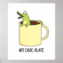 Hot Croc Colate Funny Crocodile Pun
