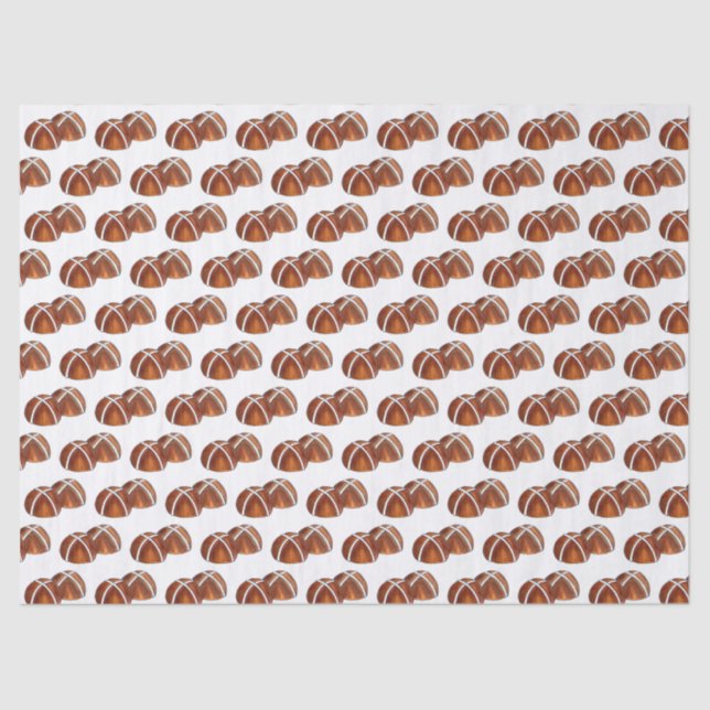 Hot Cross Buns Britische Backgebäck Seidenpapier (Vorderseite)