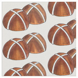 Hot Cross Buns Britische Lebensmittel Backen Oster Stoff