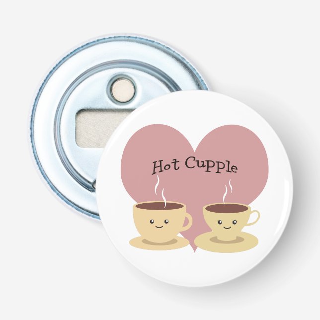 Hot Cupple! Flaschenöffner (Vorderseite)