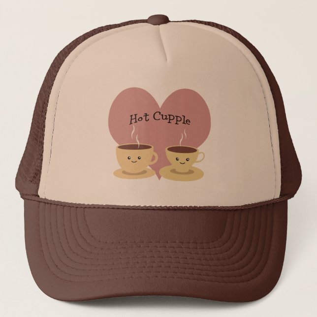 Hot Cupple! Truckerkappe (Vorderseite)