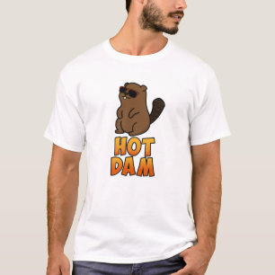 Hot Dam Funny Cool Beaver Pub T-Shirt