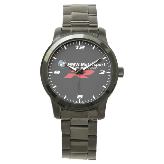 Hot-Design BMW RS1000 Quarzüberwachung aus Edelsta Armbanduhr (Vorderseite)