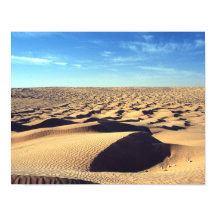 Hot Desolt Desert Sahara Blue Sky Cloud Poster