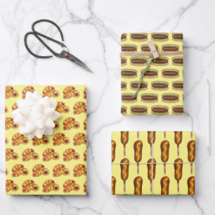 Hot Diggity Hund! Corndog Schweine in einem Blanke Geschenkpapier Set