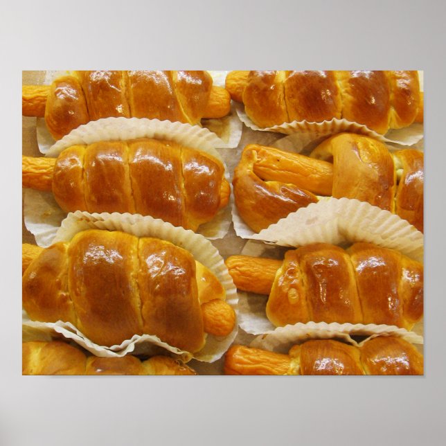 Hot Dog Cake ... Asiatische Nachspeise Poster (Vorne)