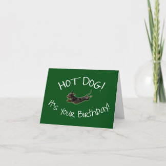 Hot Dog! Carte d'anniversaire