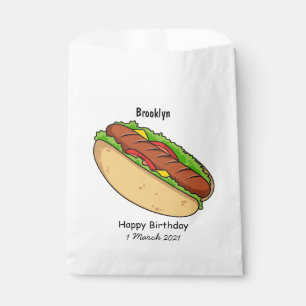 Hot Dog Cartoon Geschenktütchen