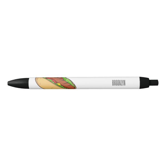 Hot Dog Cartoon Kugelschreiber (Vorderseite)
