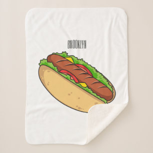 Hot Dog Cartoon Sherpadecke
