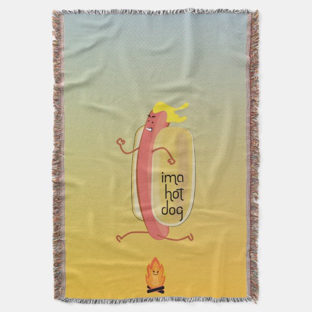 Hot Dog Dare Devil Decke (Vorderseite Vertikal)