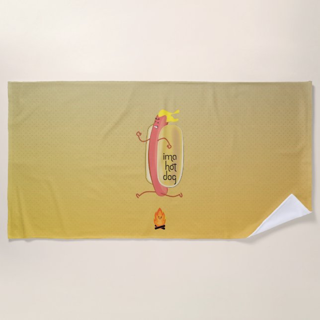 Hot Dog Dare Devil Strandtuch (Vorderseite)
