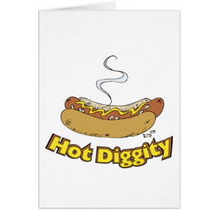 Hot-dog de ~ chaud de Diggity/hot-dogs