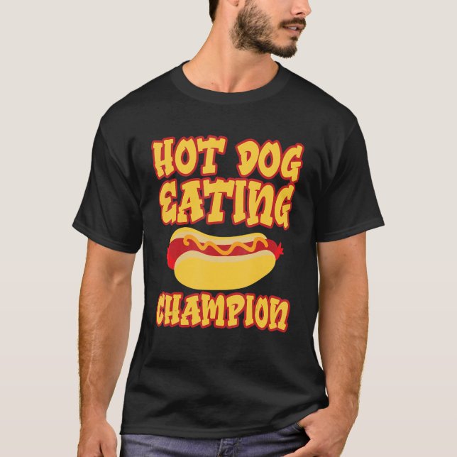 Hot Dog Eating Champion T-Shirt (Vorderseite)