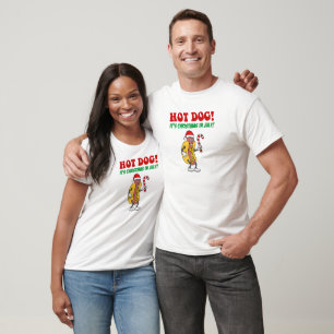 Hot Dog Es ist Weihnachten im Juli T-Shirt
